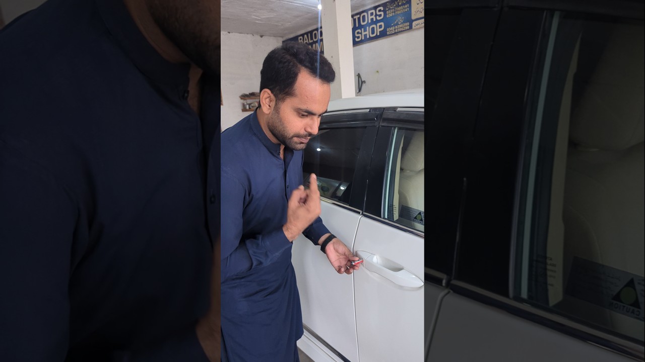 how to open a car locked window at home