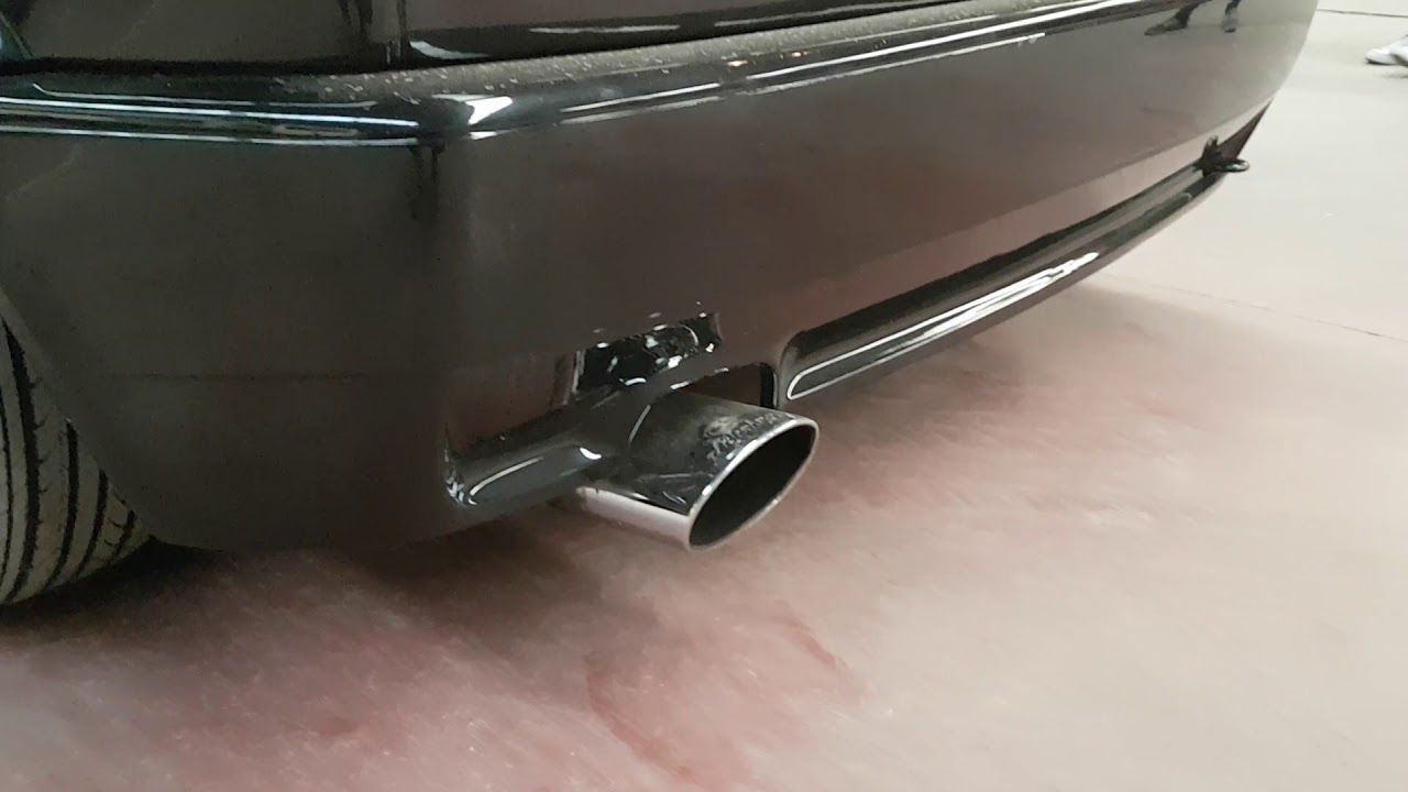 Corrado VR6 sound straight pipe with Sebring muffler