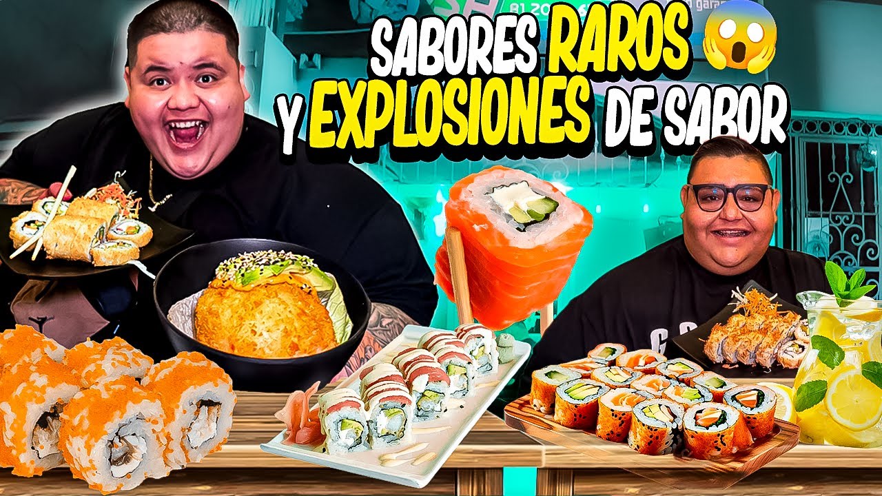 &iexcl;SUSHI EN UNA COCHERA! Descubrimos los rollos m&aacute;s GIGANTES y EX&Oacute;TICOS  🍣🔥
