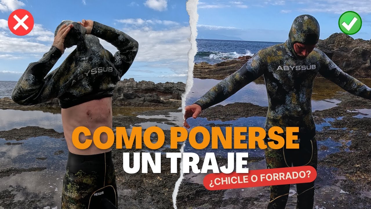Cómo Ponerse y Quitarse El Traje de Neopreno (FÁCIL) | Pesca Submarina
