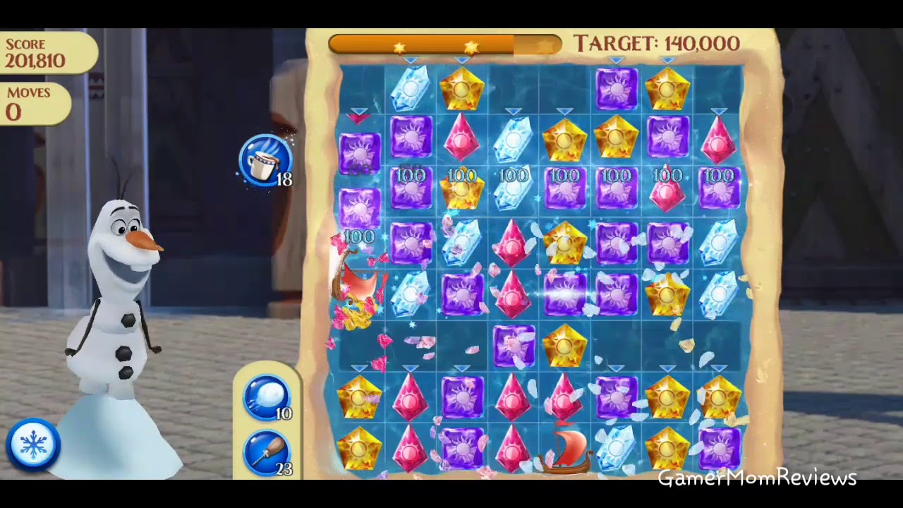 GamerMomReviews Frozen Free Fall Sven Celebration Event