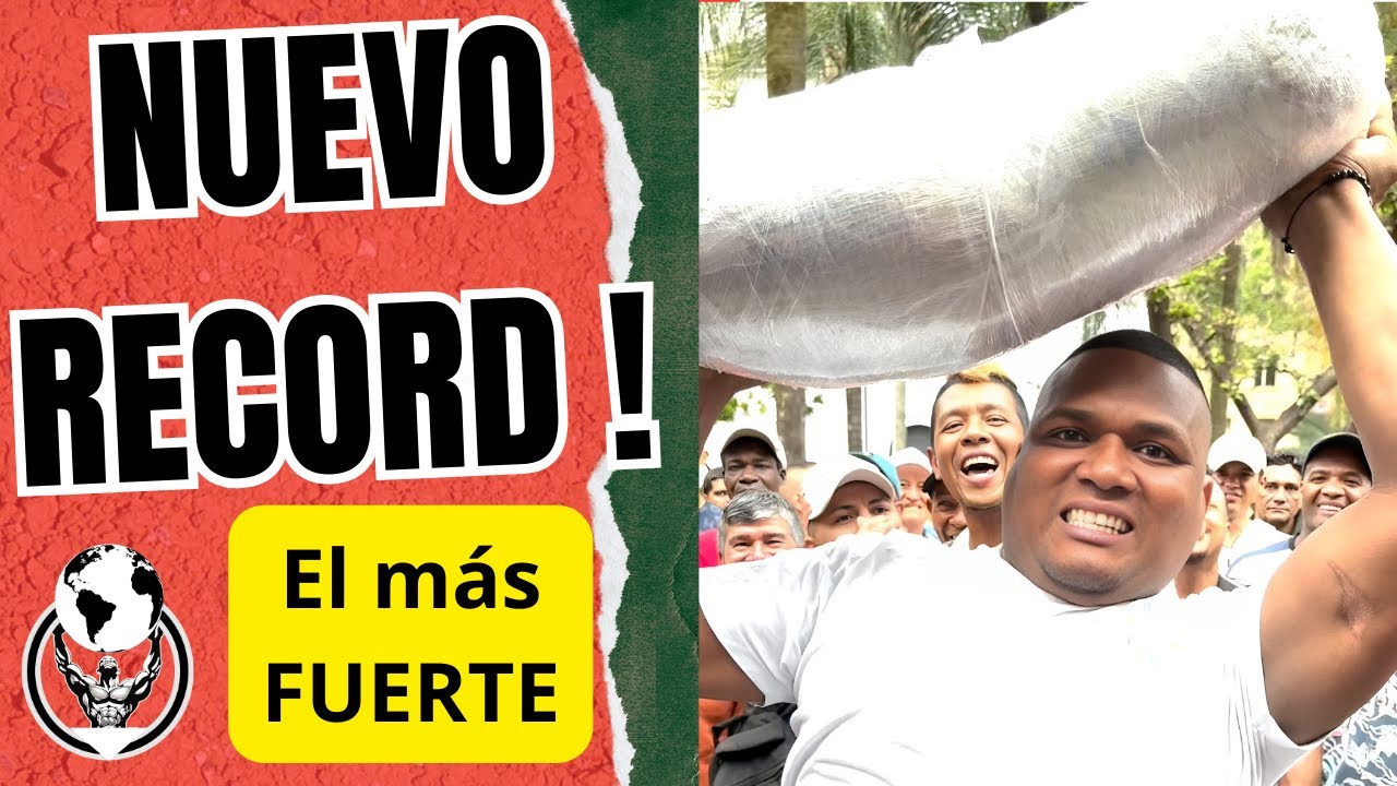 Super humano hace récord Guinness un saco de cemento 50kg😱  MUNDO EXTREMO