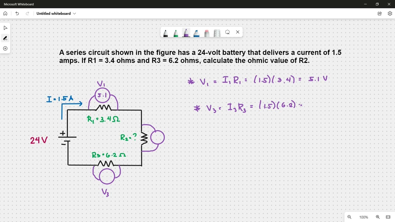 Electrical Circuits | Ohm's Law and The Electric Circuit Problem 3
