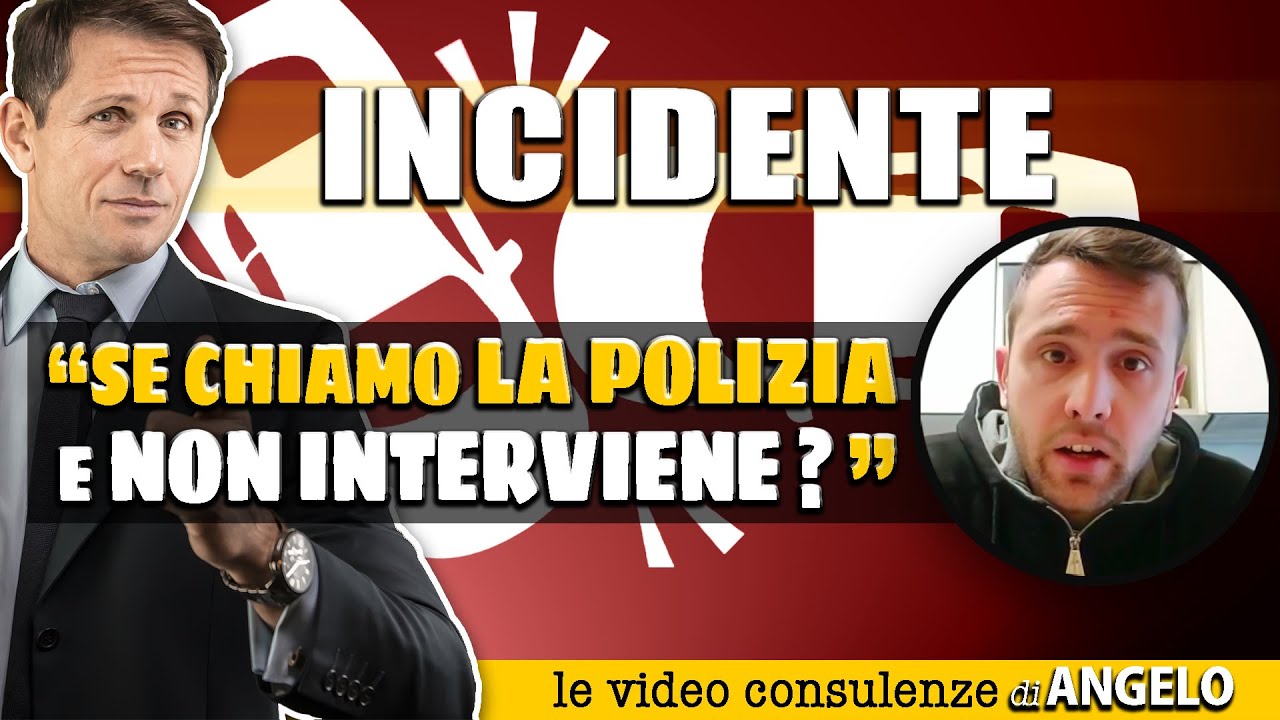 INCIDENTE STRADALE: la polizia deve intervenire sempre? | Avv. Angelo Greco