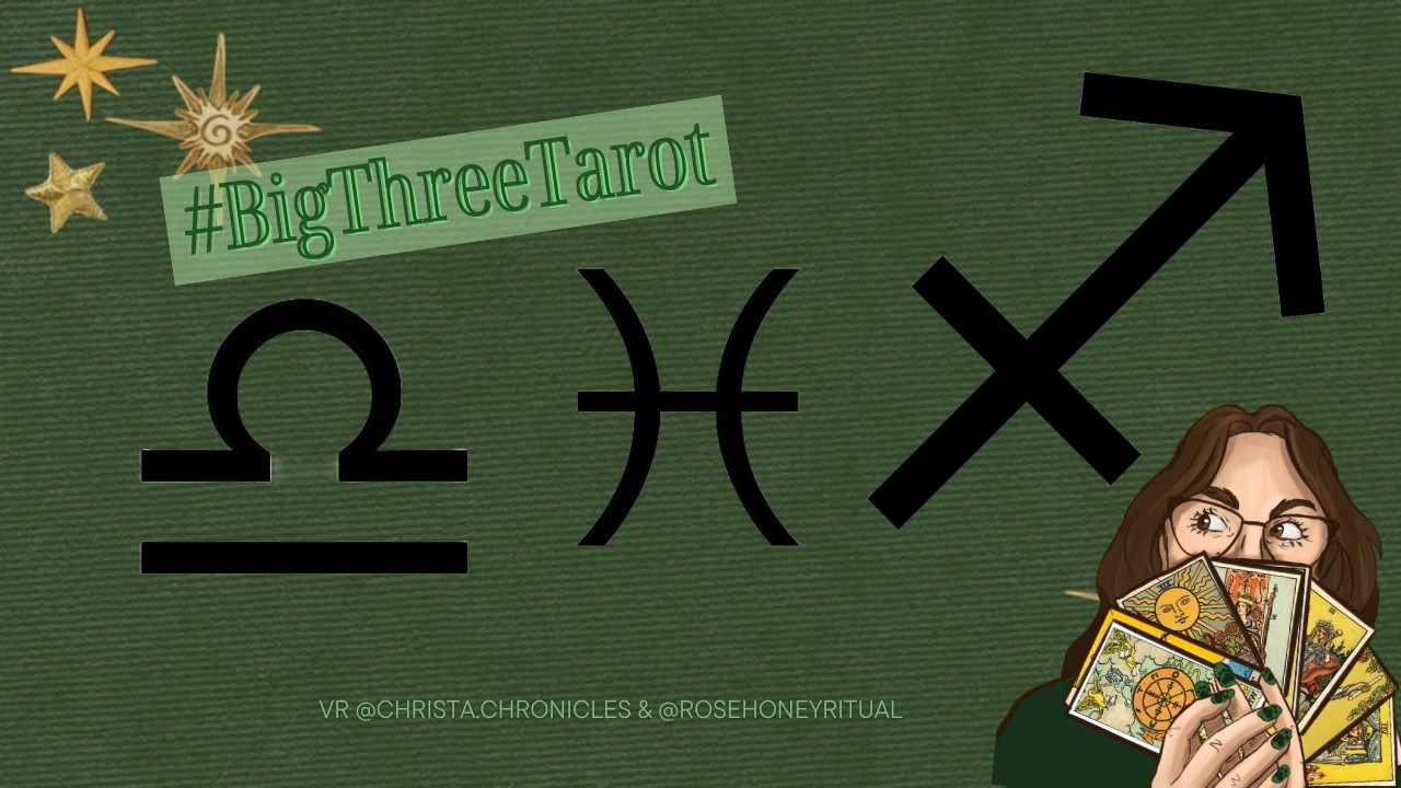 #BigThreeTarot VR | Matching my sun, moon and rising to my tarot/oracle decks ✨