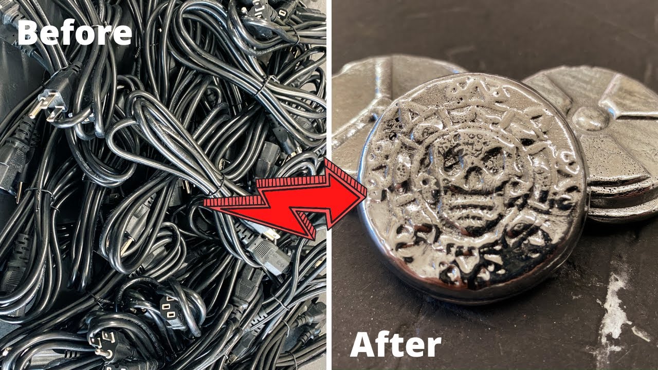 Cords to Coins! Flea Market Find Melted Down To Fun Treasure!