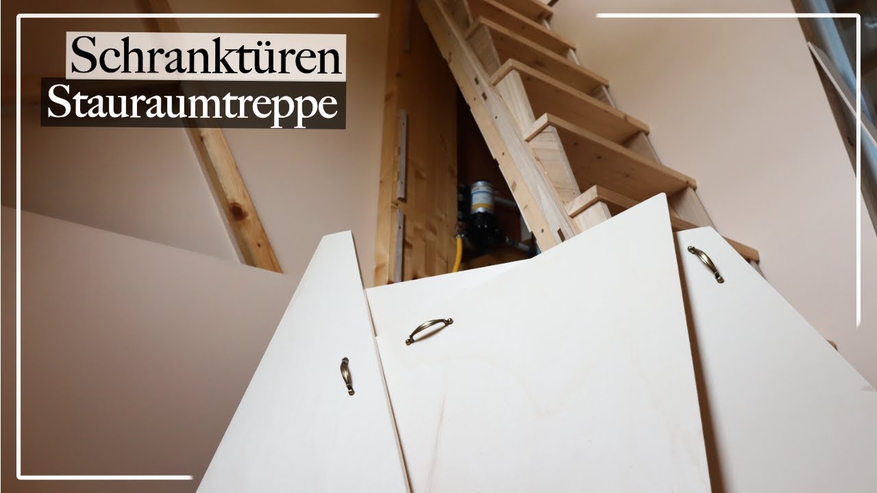 Schranktüren Stauraumtreppe - leicht, praktisch und einfach gelöst
