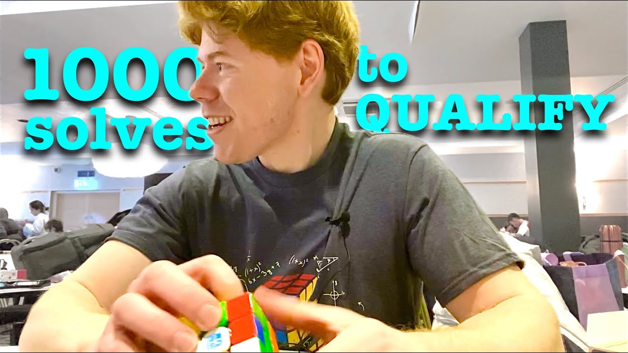 1000 Rubik's Cube Solves to Qualify in EACH HAND