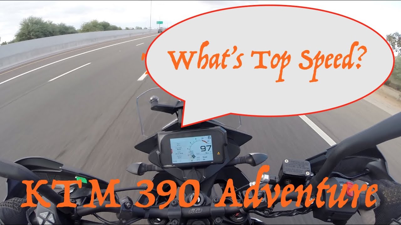 KTM 390 Adventure Top Speed