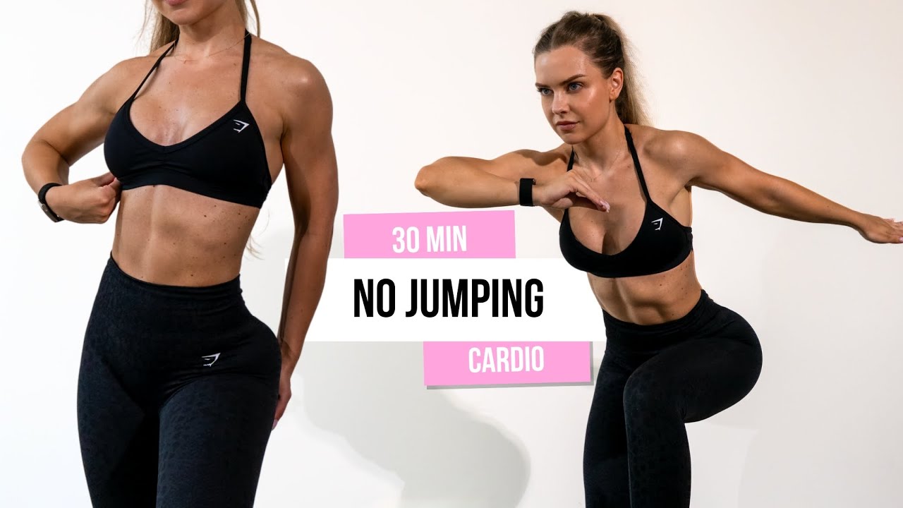 DAY 21 - 30 MIN LOW IMPACT HIIT – No Jumping, No Repeat, No Equipment – Full Body Workout