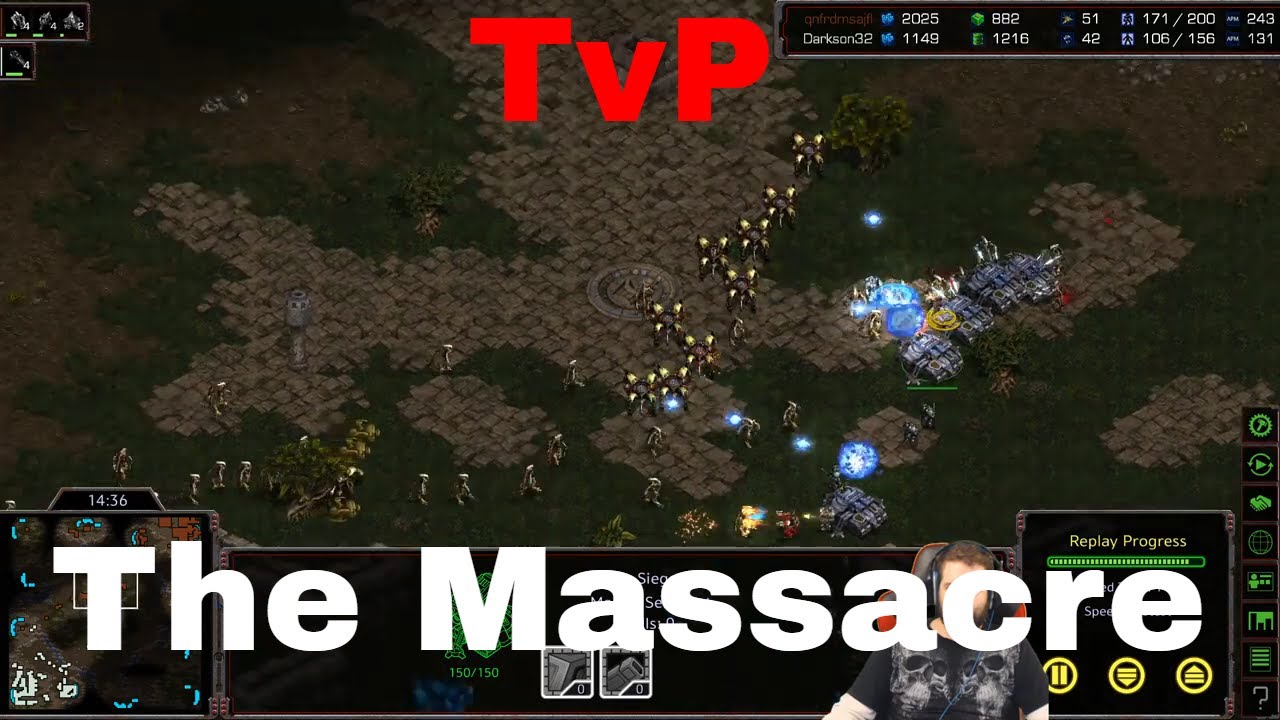 Starcraft Remastered ladder EP: 6 [ TvP Bio Mech Massacre ]