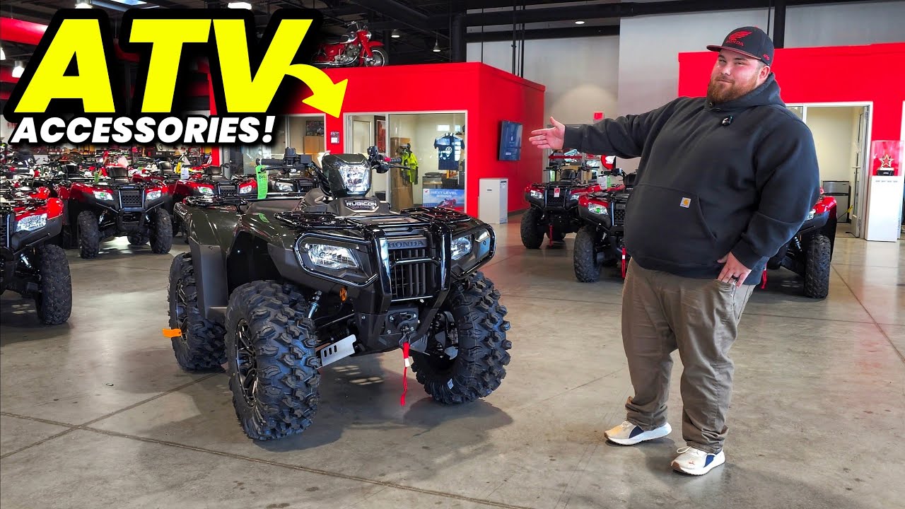 NEW Honda Foreman Rubicon TRX520 ATV Accessories with Big HAM!