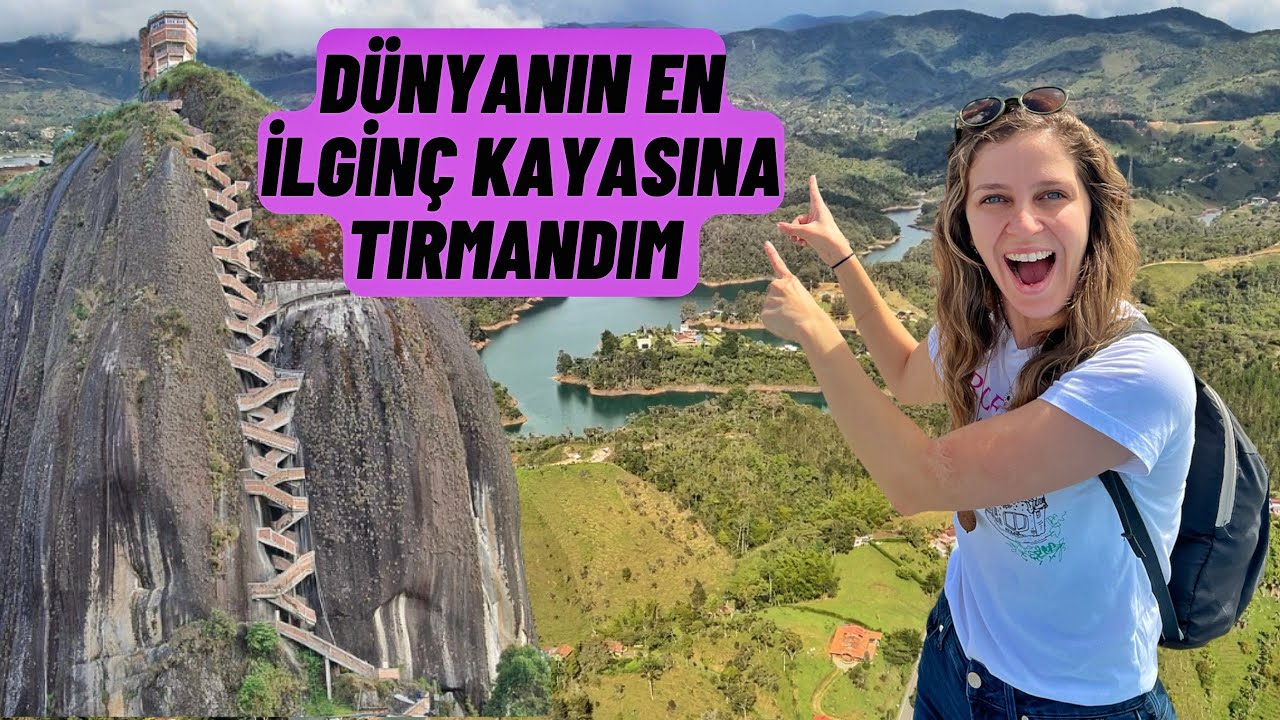 Dünyanın EN İLGİNÇ Kayası! 740 Basamak! Medellin-Kolombiya