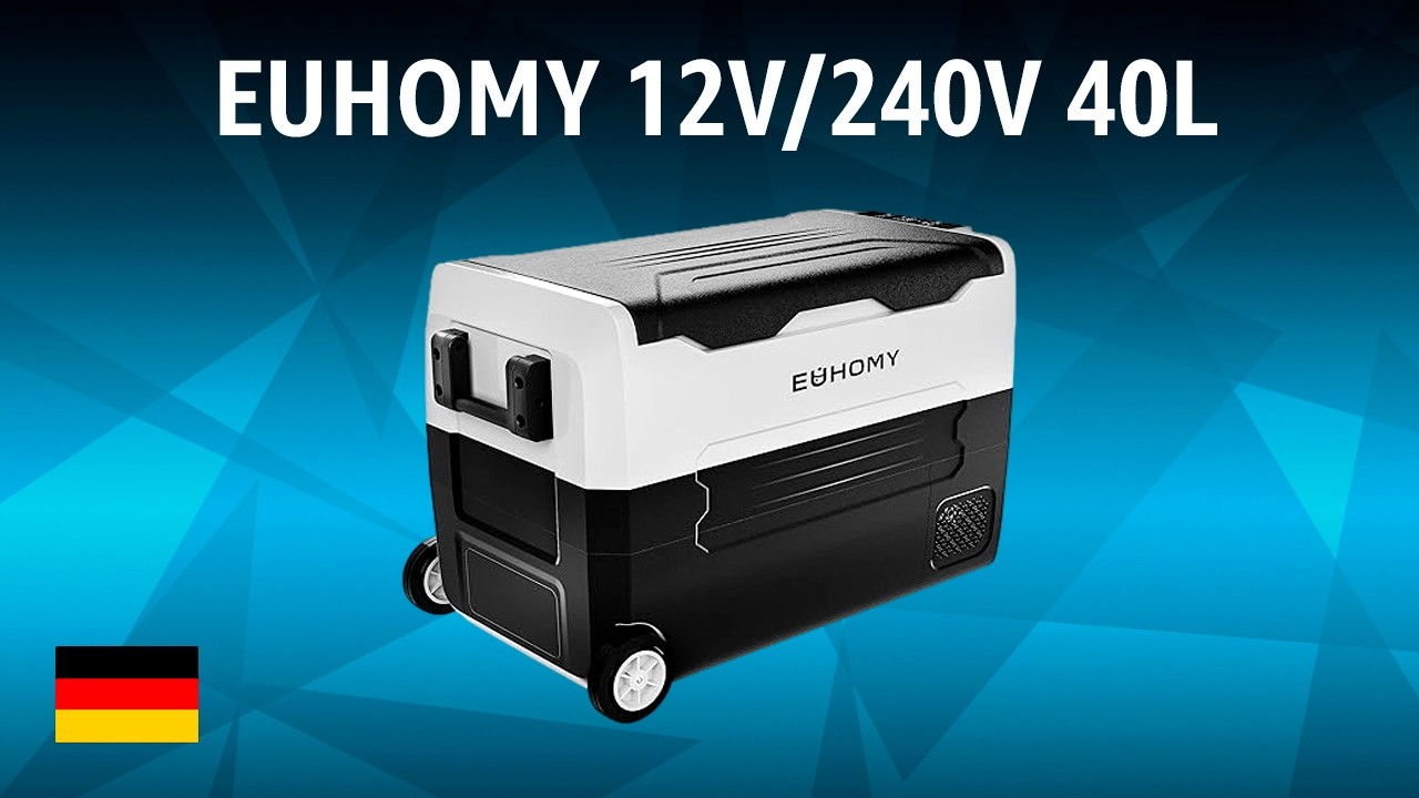 Kühlbox Auto Kompressor EUHOMY 12V/240V 40L | TEST | Deutsch