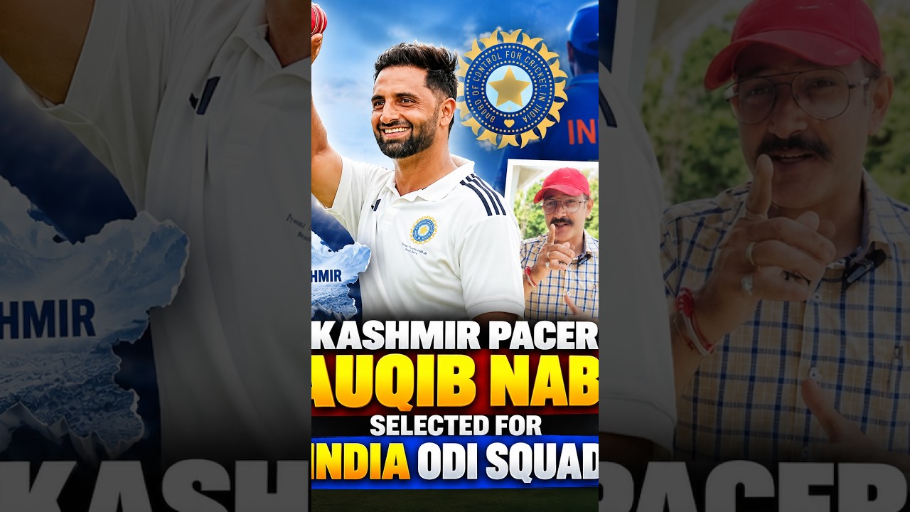 Kashmir Pacer Auqib Nabi selected for India ODI Squad