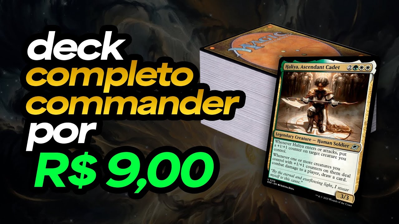 O DECK DE COMMANDER MAIS BARATO QUE VOC&Ecirc; VER&Aacute; HOJE!