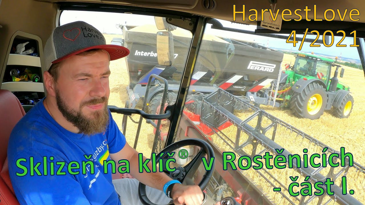 HarvestLove - 4/2021 - Sklizeň na kl&iacute;č&reg; v Rostěnic&iacute;ch - č&aacute;st I., premi&eacute;ra PERARD X-FLOW 19