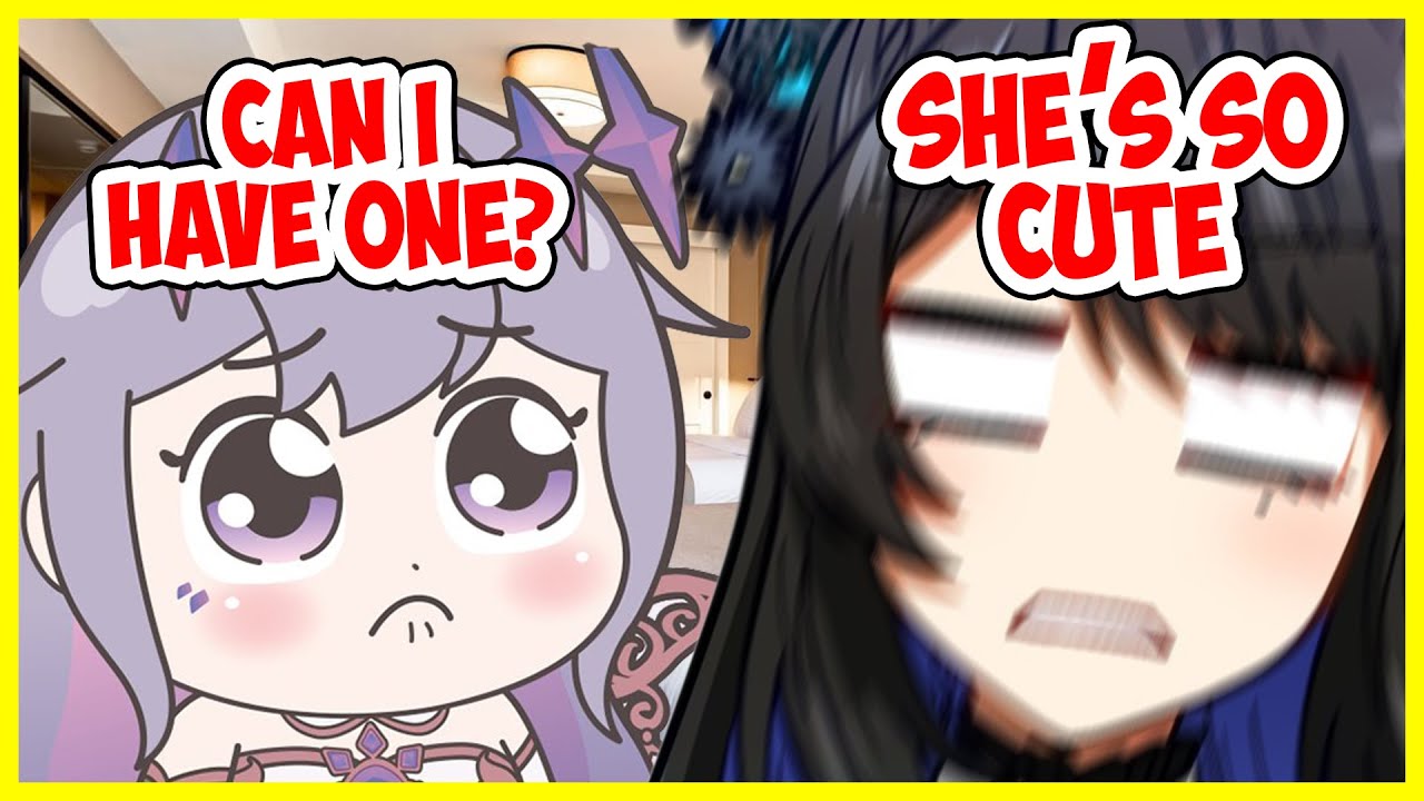 Even Nerissa can't escape from Biboo's cuteness IRL