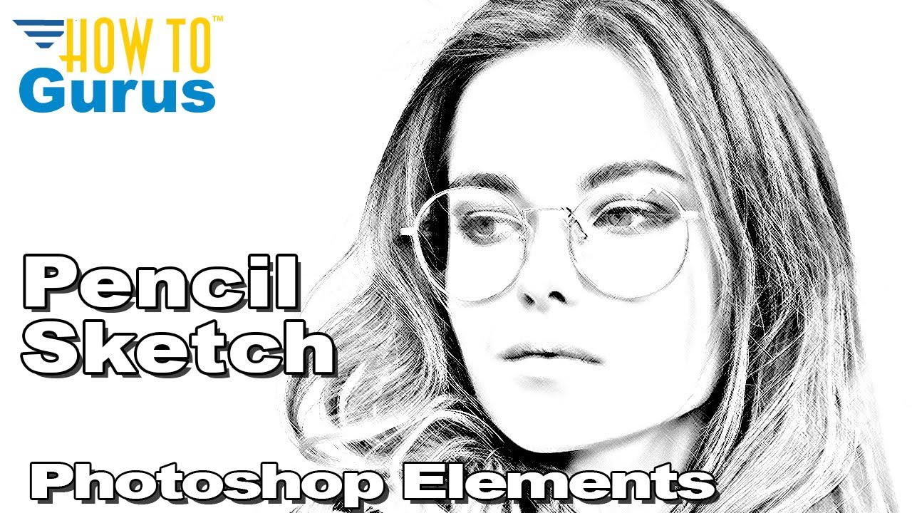 How You Can Make a Pencil Sketch from a Photo with Photoshop Elements