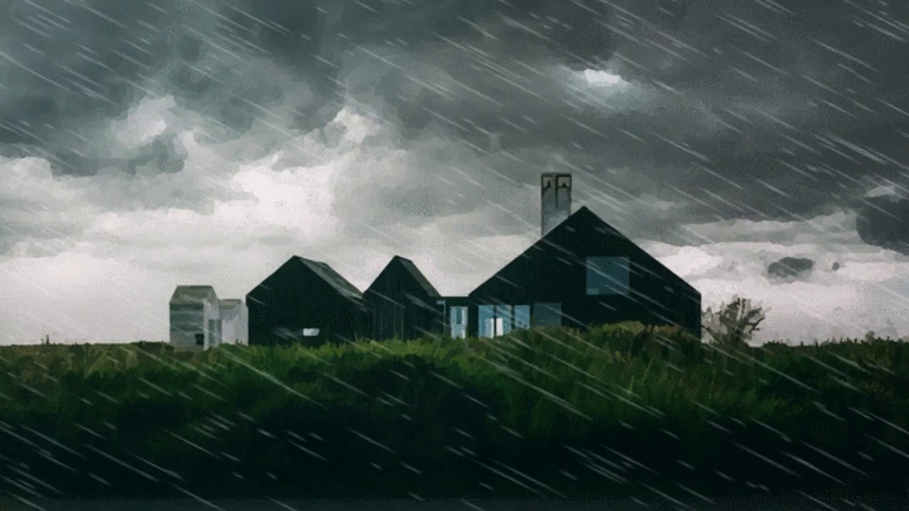 Farmhouse in the Rain | Rural Ambience | Sleep, Study, Work, Relax | 8 Hours