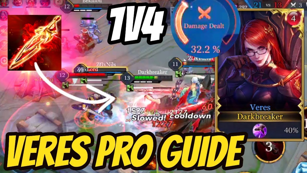 VERES PRO GUIDE - HOW TO PLAY VERES  | AoV | 傳說對決 | RoV | Li&ecirc;n Qu&acirc;n Mobile