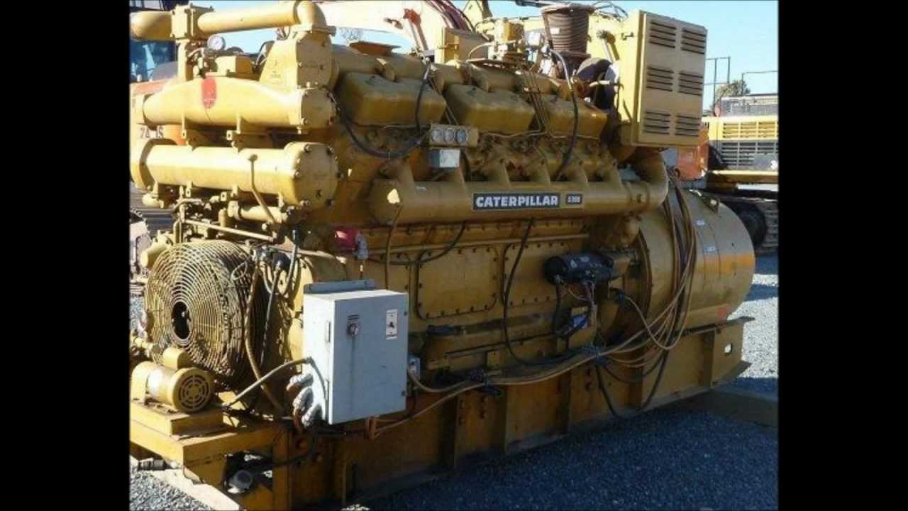 Caterpillar D398 Diesel 500KW, 60Hz, 600/4160V Generator Set For Sale