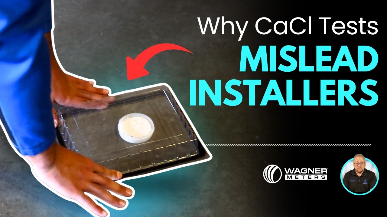 Демонстрация того, почему тесты на хлорид кальция не измеряют выбросы паров.