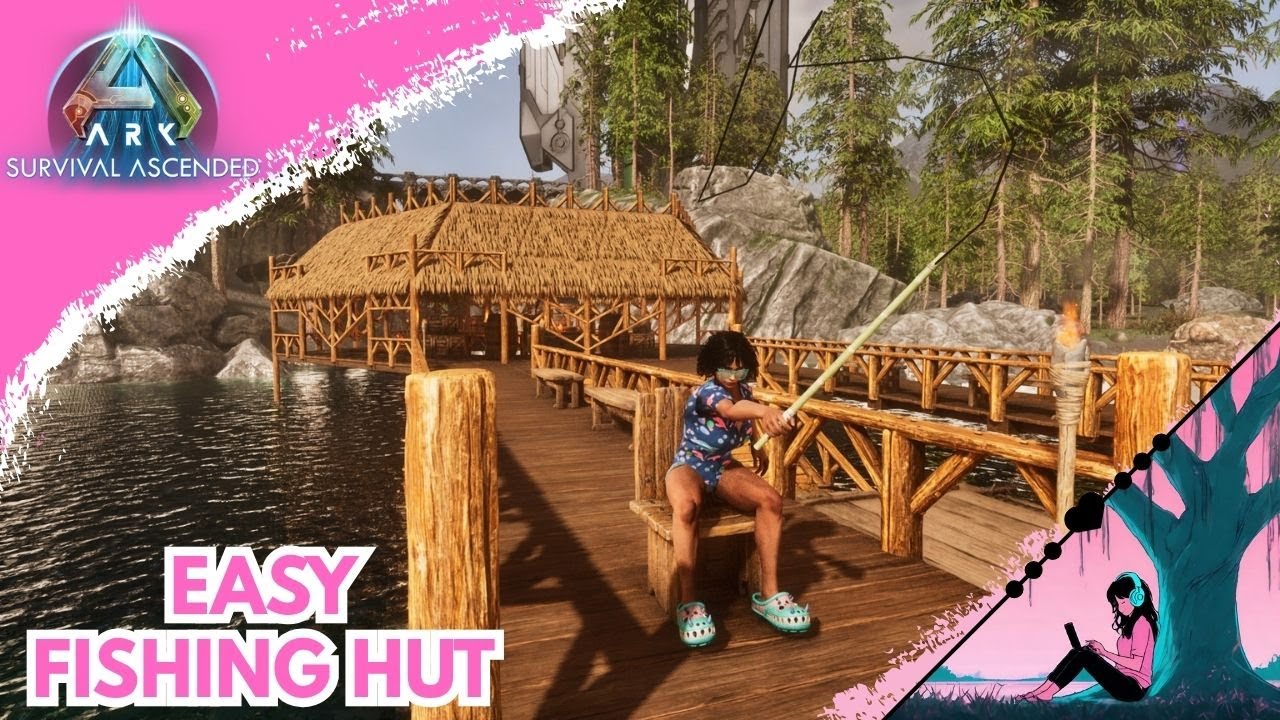 Fast and Simple Fishing Hut | Ark: Survival Ascended