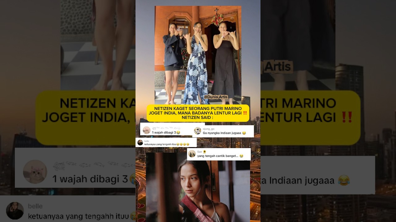 netizen salfok dengan kelenturan Putri marino 