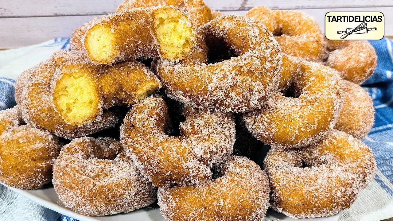 🥯ROSQUILLAS Almibaradas TIERNAS como un Bizcocho TODA LA SEMANA❗ Dulce de Pueblo