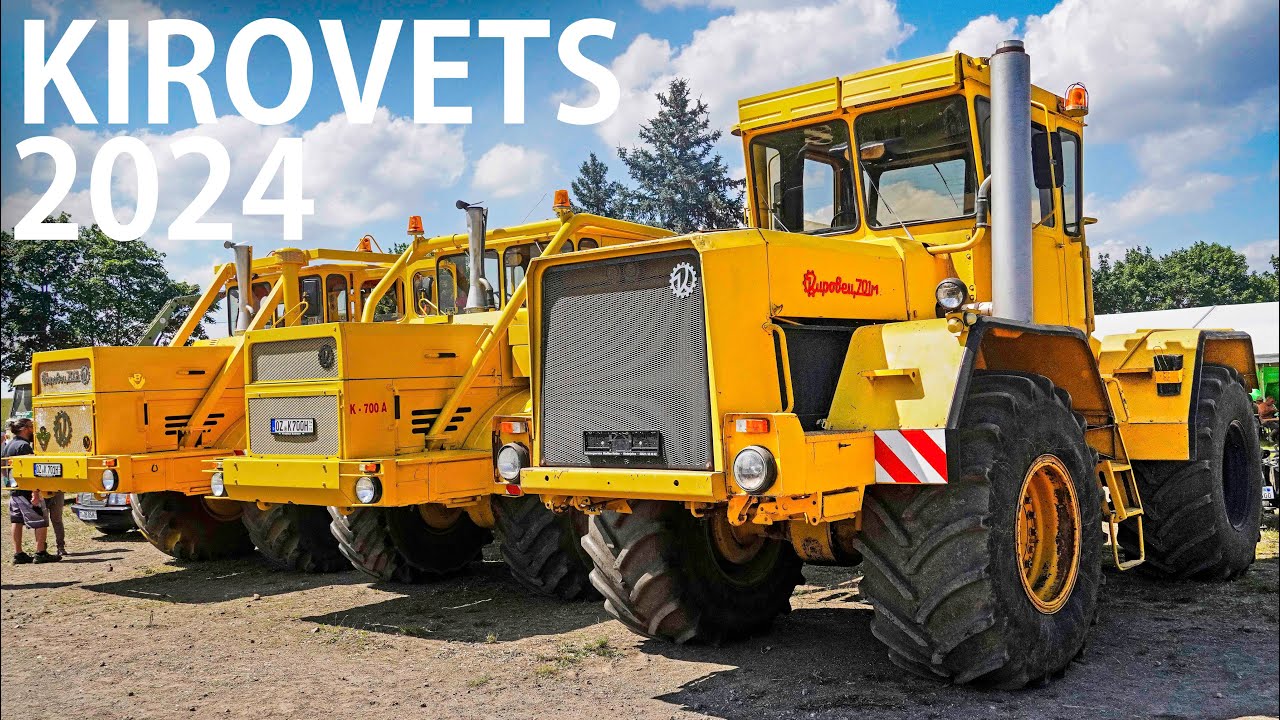 Russian tractor Kirovets 2024 🚜Power engine V8 - V12 🚜Исторический Советский Трактор