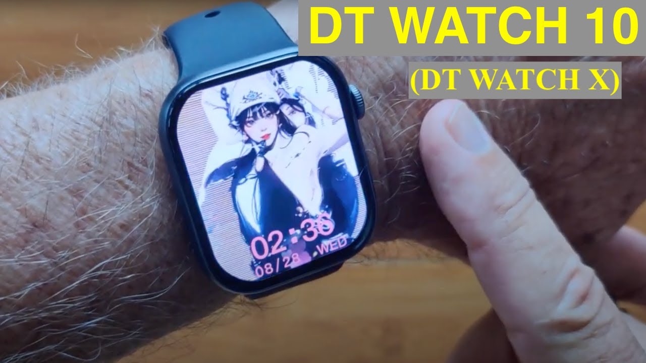 DTNo.1 DT WATCH 10 — умные часы в форме Apple Watch с Bluetooth, функцией звонков, 4 ГБ памяти и ...