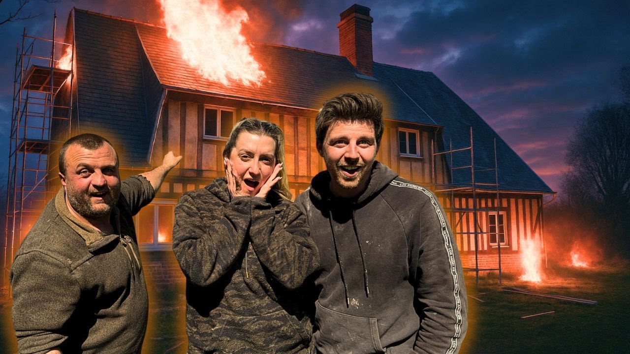 6 MOIS DE R&Eacute;NOVATION DANS UNE MAISON INCENDI&Eacute;E 🔥 - TRAVAUX & TRANSFORMATION INCROYABLE ✨