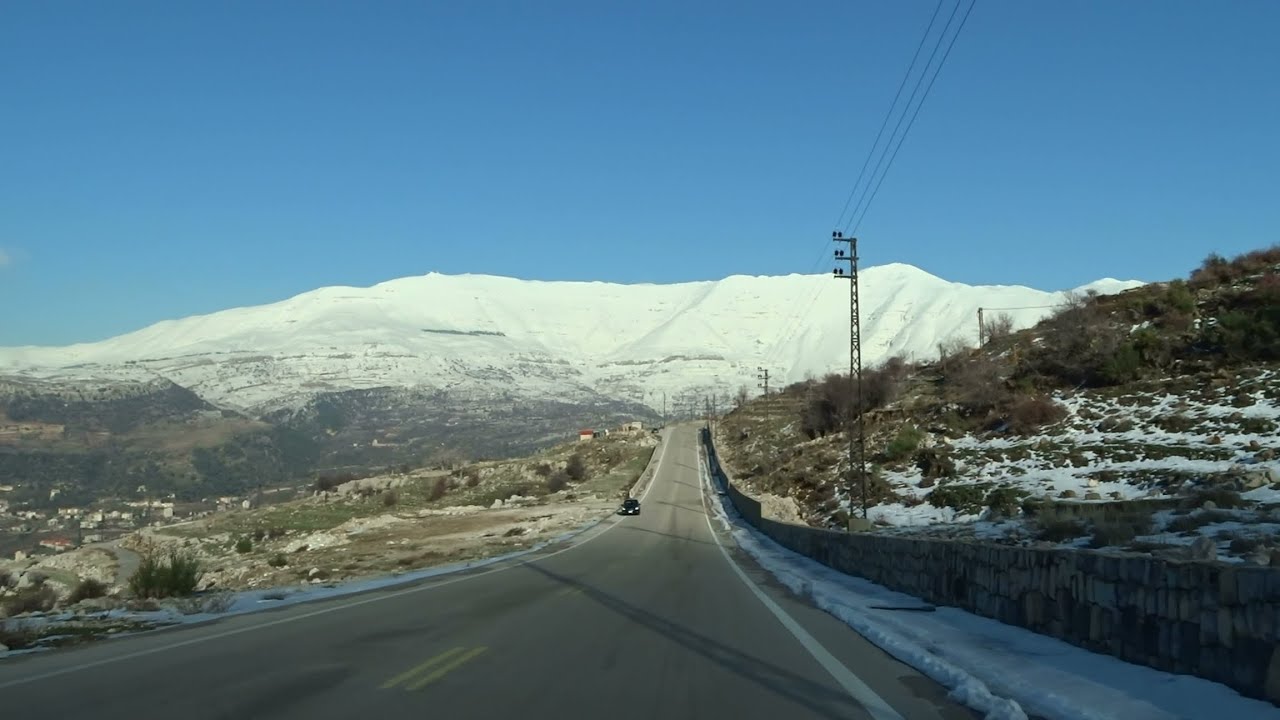 Driving: Lebanon Road Trip: From Nahr El Mot To Mount Sannine, Lebanon (2021-12-26)