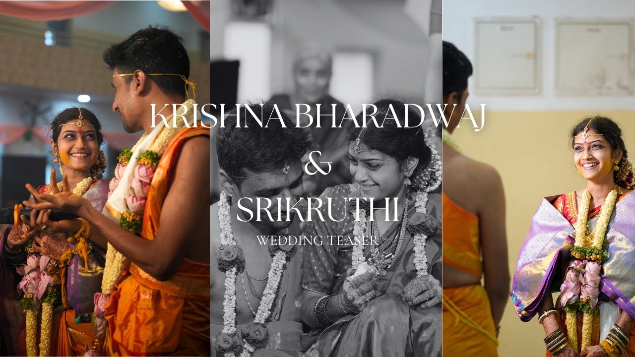 CINEMATIC WEDDING 4K l KRISHNA BHARADWAJ & SRI KRUTHI l DRISHYA DARPANA