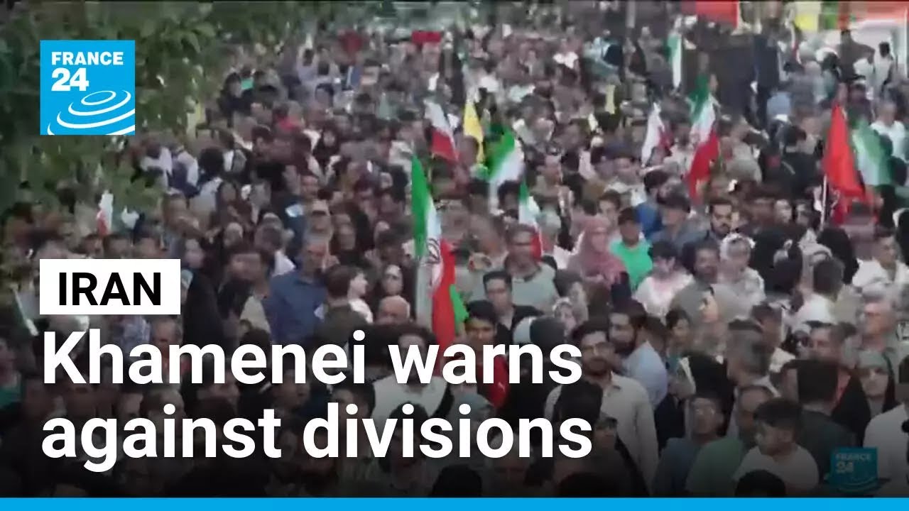 Iran's Khamenei warns against divisions after 'enemy's defeat on battlefield' &bull; FRANCE 24 English