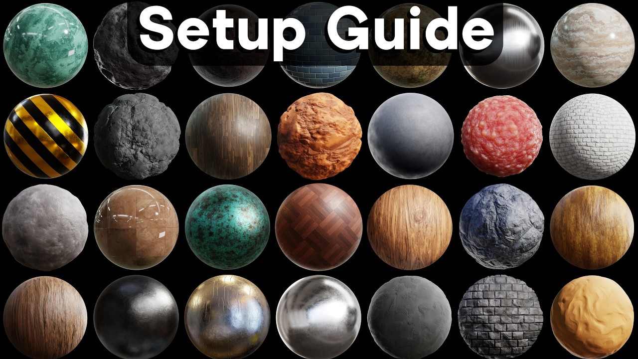 Руководство по настройке: Ultimate Blender Procedural Material Pack