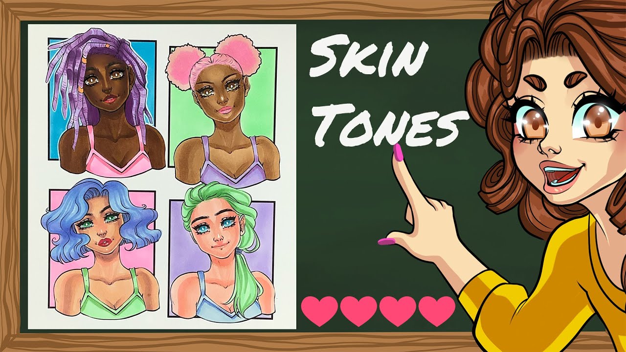How to Color Skin Tones!