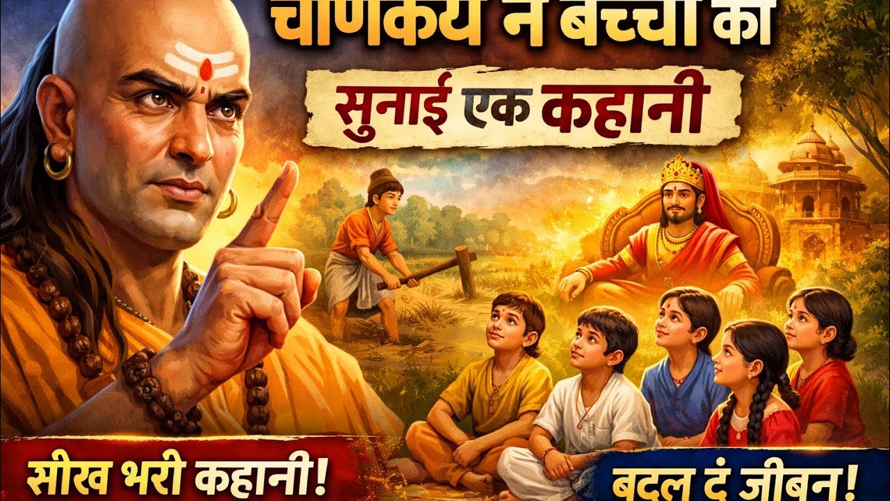 Part:6.चाणक्य ने बच्चों को सुनाई एक कहानी | Chanakya Ki Shikshaprad Kahani | Life Changing Story