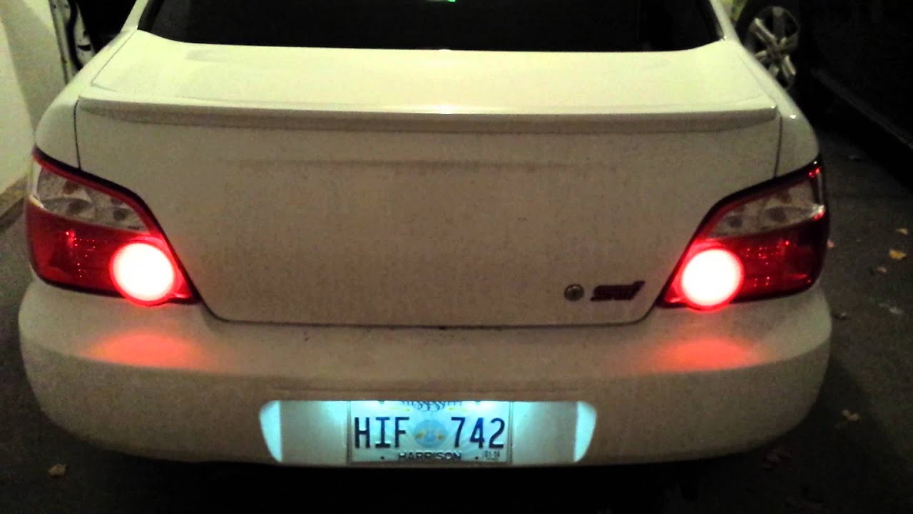 Taillight mod sti