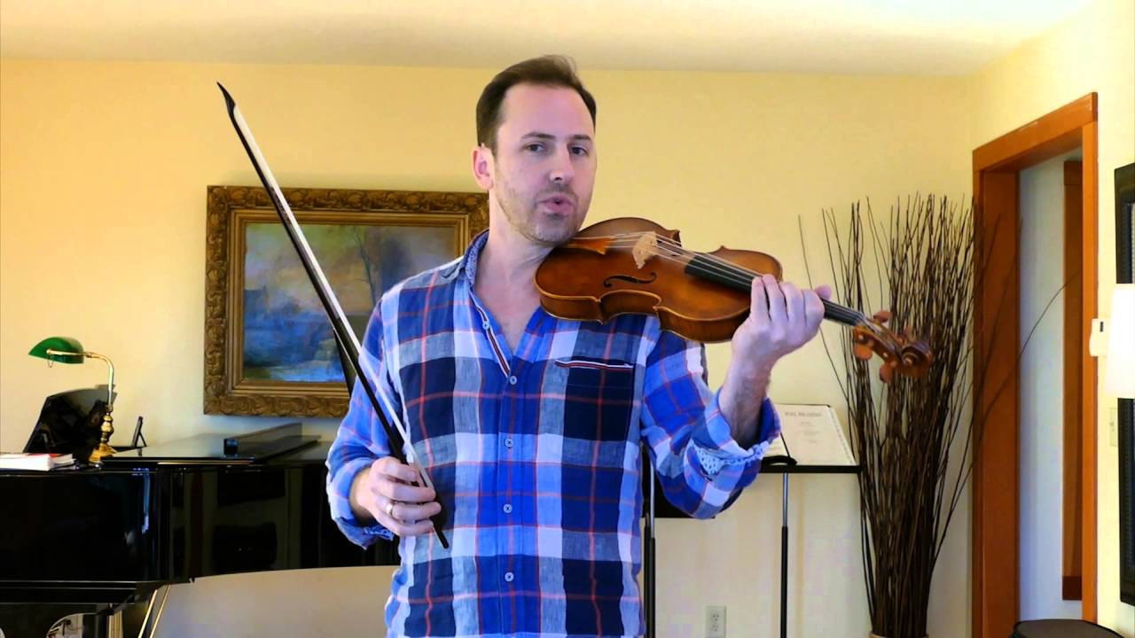 Holding the baroque violin
