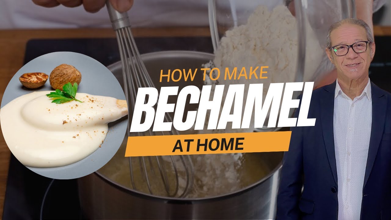 طريقة تحضير صلصة البيشاميل الأصلية بطريقة مبسطة la sauce béchamel 😍✅