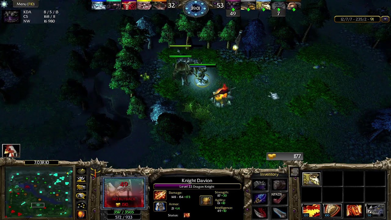 Dota 1 Slark  Game Play