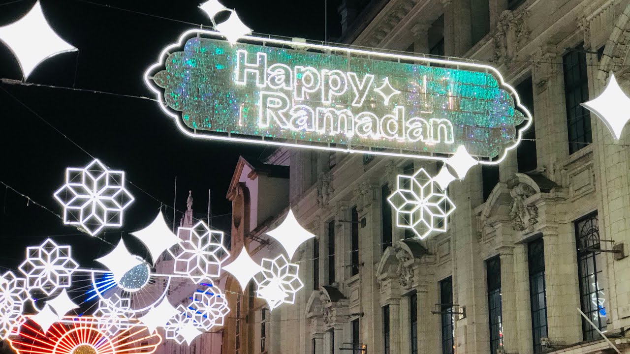 Ramadan Lights in London.