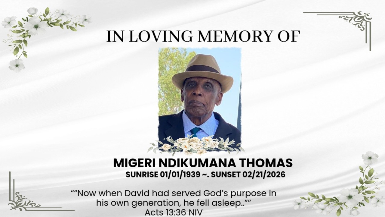 IN LOVING MEMORIES OF MIGERI THOMAS | 2026-03-01