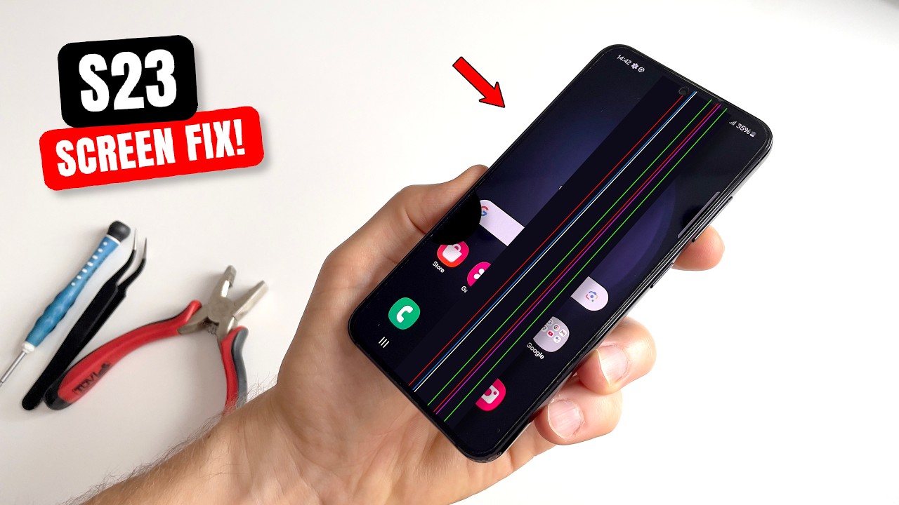 SAMSUNG S23 Screen Replacement. How to Replace Display (step-by-step FIX!)
