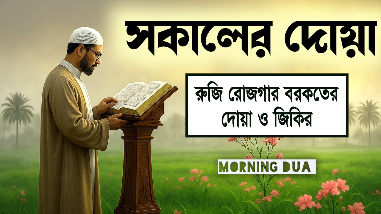 সকালের দোয়া ও জিকির | সকালটা শুরু হোক হৃদয় শীতল করা বরকতময় আয়াত দিয়ে। Morning Dua By Alaa Aqel 
