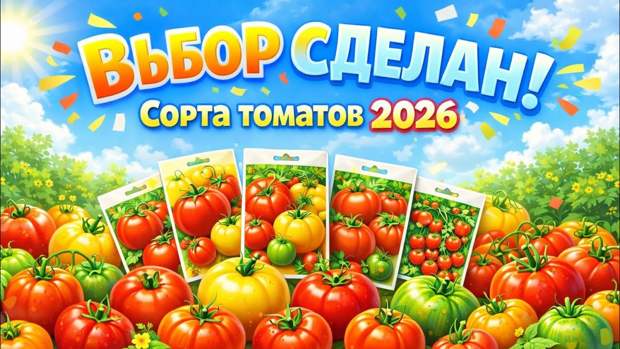 КАКИЕ СОРТА ТОМАТОВ 🍅 ВЫБРОЛА НА 2026 👩‍🌾🍅