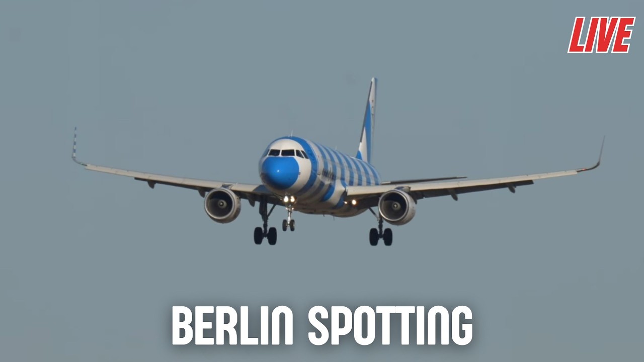 LIVE Berlin Airport Plane Spotting BER, 07.03.2026