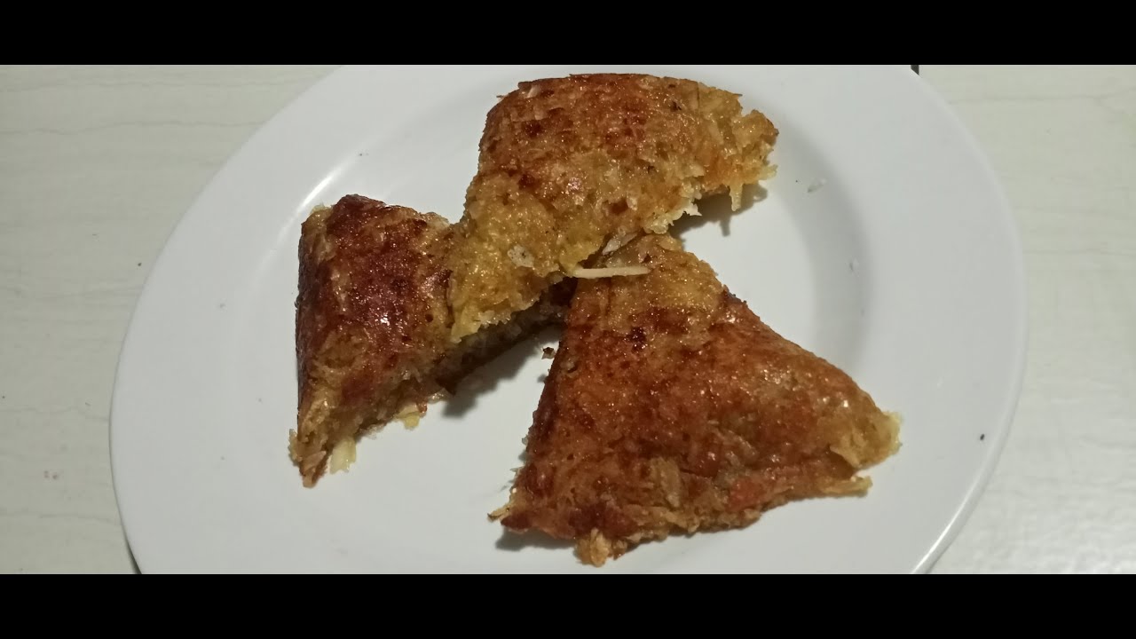Como hacer  enyucado en sarten sin horno/ How to make a yoke in a pan without an oven/#mandioca